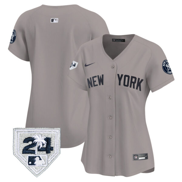 Women's New York Yankees 2024 Spring Training Patch Vapor Premier Limited Jersey V2 - All Stitched - Image 32