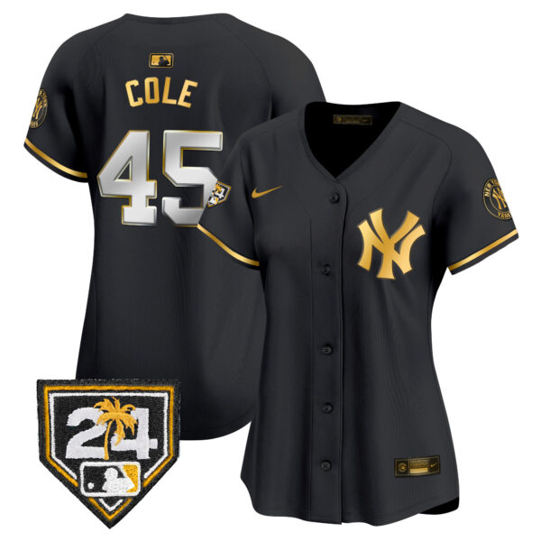 Women's New York Yankees 2024 Spring Training Patch Vapor Premier Limited Jersey V2 - All Stitched - Image 5