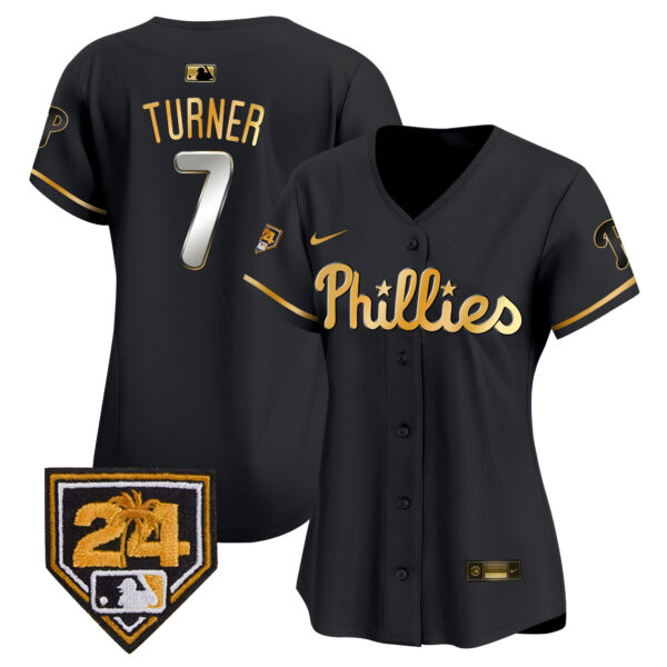 Women's Phillies 2024 Spring Training Patch Vapor Premier Limited Jersey - All Stitched - Image 2