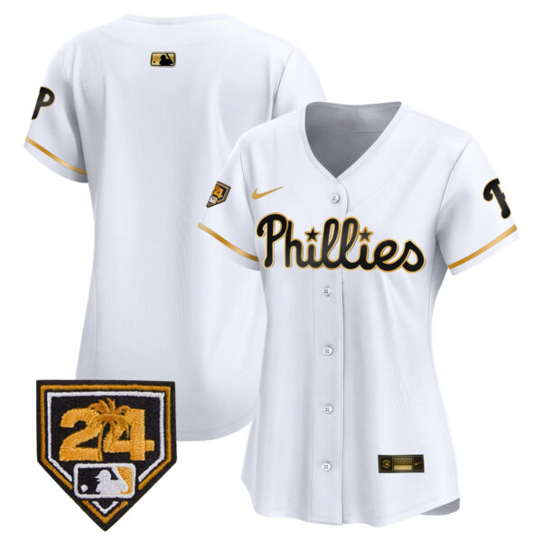 Women's Phillies 2024 Spring Training Patch Vapor Premier Limited Jersey - All Stitched - Image 10