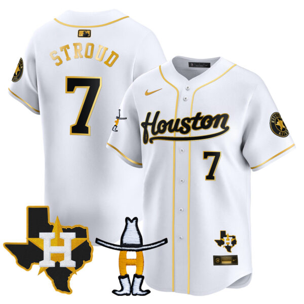 Men's Houston Astros Houston Rodeo Patch Vapor Premier Limited Jersey - All Stitched - Image 12