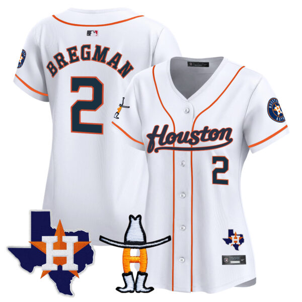 Women's Houston Astros Houston Rodeo Patch Vapor Premier Limited Jersey - All Stitched - Image 33
