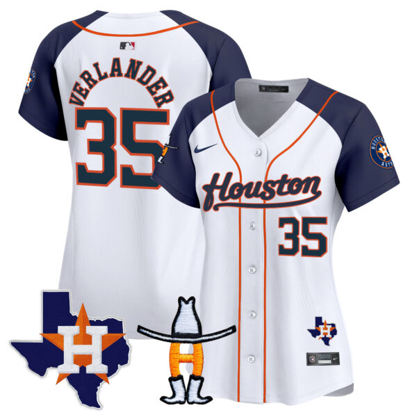 Women's Houston Astros Houston Rodeo Patch Vapor Premier Limited Jersey - All Stitched - Image 43