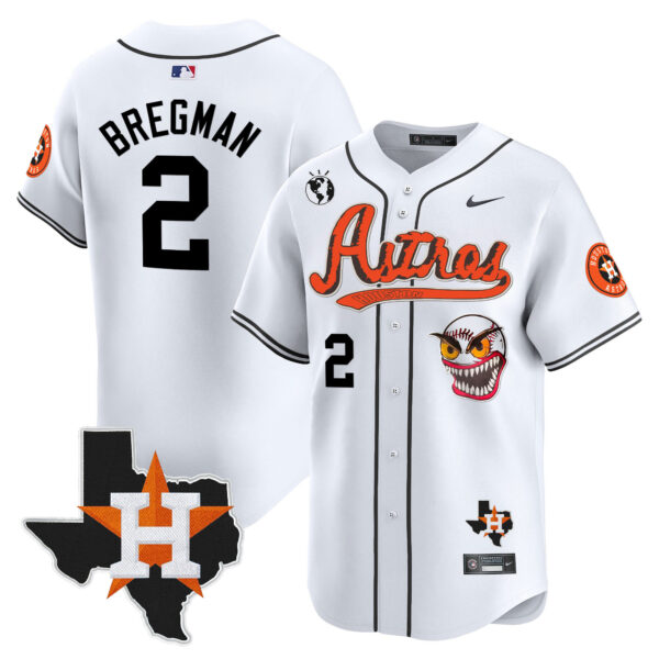 Men's Houston Astros Cactus Jack Style Vapor Premier Limited Jersey V2 - Stitched - Image 13