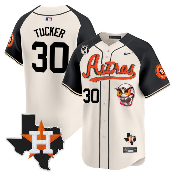 Men's Houston Astros Cactus Jack Style Vapor Premier Limited Jersey V2 - Stitched - Image 53