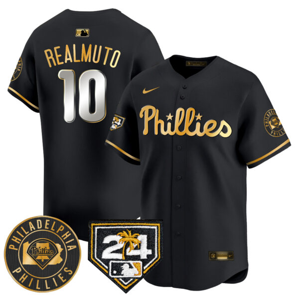 Men's Phillies 2024 Spring Training Patch Vapor Premier Limited Jersey V2 - All Stitched - Image 6