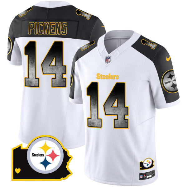 Men's Steelers Arch Smoke Home Patch Vapor Jersey - All Stitched - Image 39
