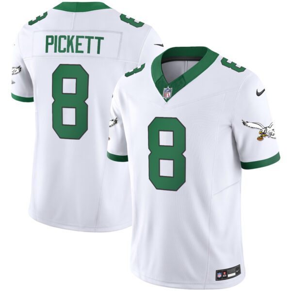 Men's Eagles Throwback Kelly Vapor Limited Jersey V2 - All Stitched - Image 2