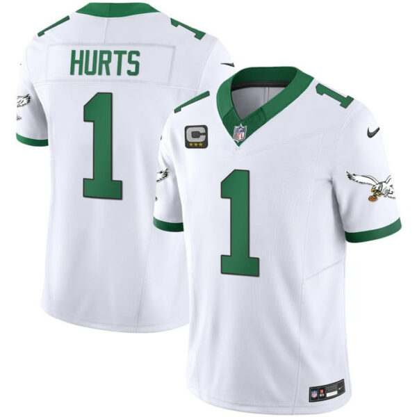 Men's Eagles Throwback Kelly Vapor Limited Jersey V2 - All Stitched - Image 4