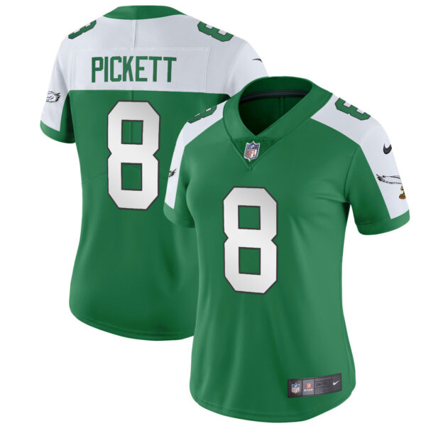 Women's Eagles Kelly Green Vapor Limited Jersey V2 - All Stitched - Image 7
