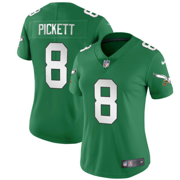 Women's Eagles Kelly Green Vapor Limited Jersey V2 - All Stitched - Image 17