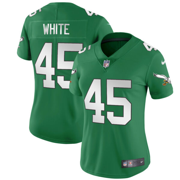 Women's Eagles Kelly Green Vapor Limited Jersey V2 - All Stitched - Image 18