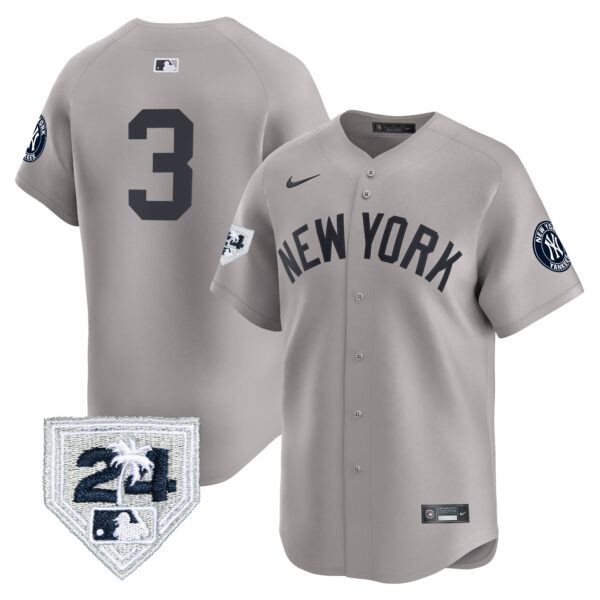 Men's New York Yankees 2024 Spring Training Patch Vapor Premier Limited Jersey V4 - All Stitched - Image 27