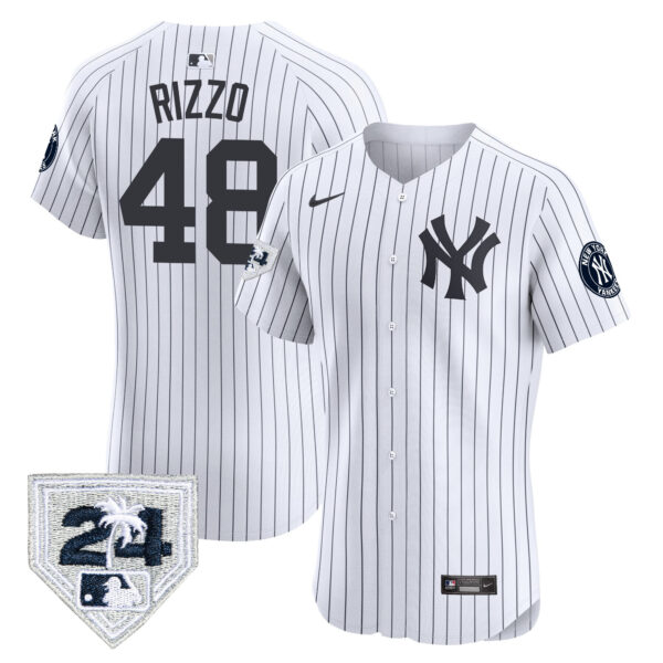 Men's New York Yankees 2024 Spring Training Patch Vapor Premier Elite Jersey V2 - All Stitched - Image 23