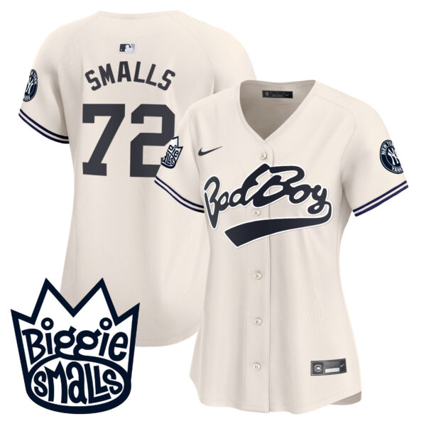 Women's New York Yankees Biggie Smalls Vapor Premier Limited Jersey - All Stitched - Image 2