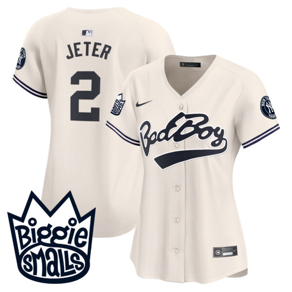 Women's New York Yankees Biggie Smalls Vapor Premier Limited Jersey - All Stitched - Image 6