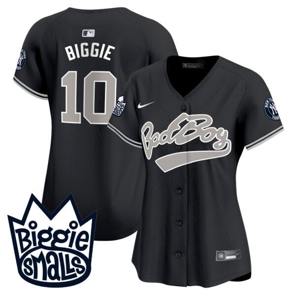 Women's New York Yankees Biggie Smalls Vapor Premier Limited Jersey - All Stitched - Image 13