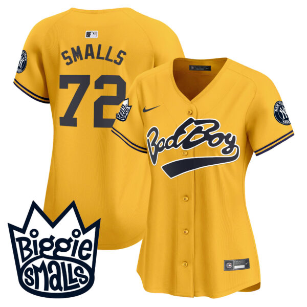 Women's New York Yankees Biggie Smalls Vapor Premier Limited Jersey - All Stitched - Image 42