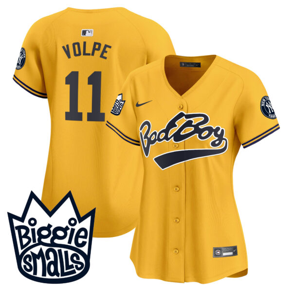 Women's New York Yankees Biggie Smalls Vapor Premier Limited Jersey - All Stitched - Image 44