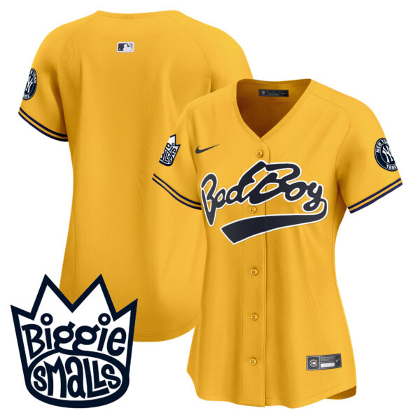 Women's New York Yankees Biggie Smalls Vapor Premier Limited Jersey - All Stitched - Image 50