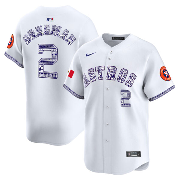 Men's Houston Astros Mexico Vapor Premier Limited Jersey V2 - All Stitched - Image 2