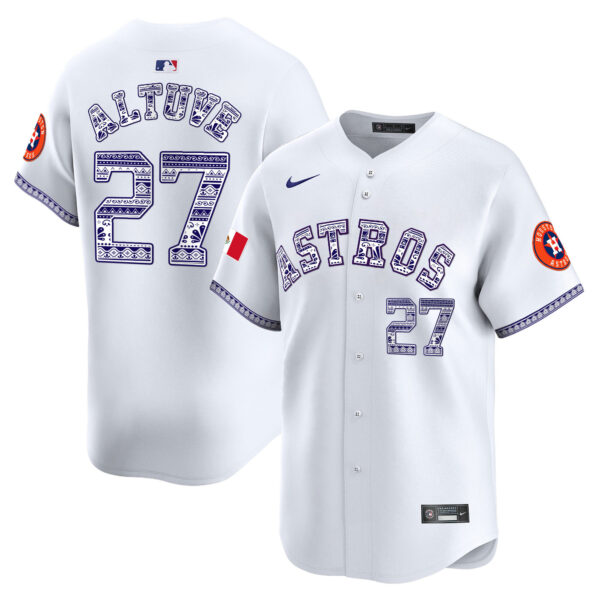 Men's Houston Astros Mexico Vapor Premier Limited Jersey V2 - All Stitched - Image 3