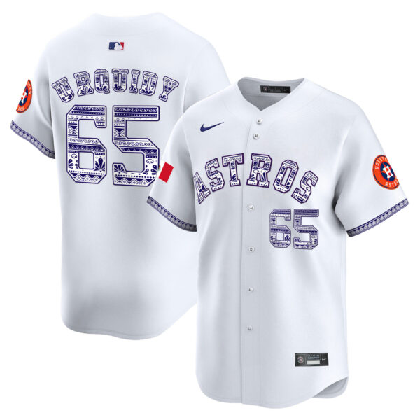 Men's Houston Astros Mexico Vapor Premier Limited Jersey V2 - All Stitched - Image 7
