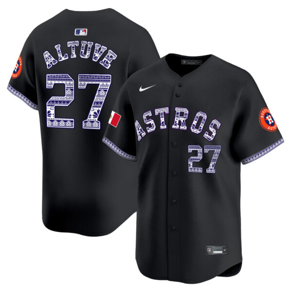 Men's Houston Astros Mexico Vapor Premier Limited Jersey V2 - All Stitched - Image 11