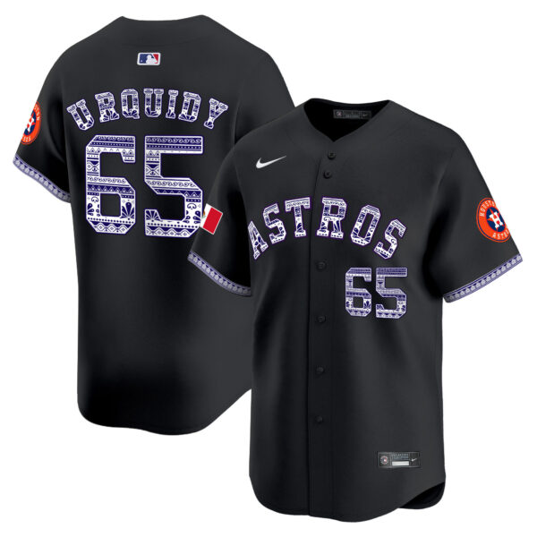 Men's Houston Astros Mexico Vapor Premier Limited Jersey V2 - All Stitched - Image 15