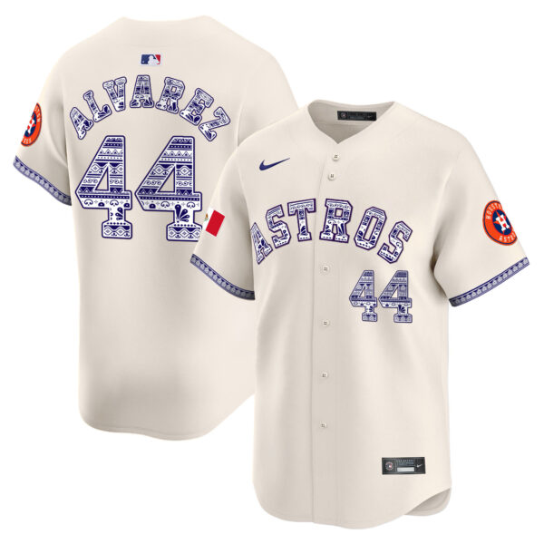 Men's Houston Astros Mexico Vapor Premier Limited Jersey V2 - All Stitched - Image 20
