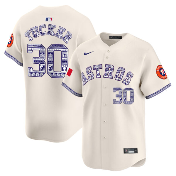 Men's Houston Astros Mexico Vapor Premier Limited Jersey V2 - All Stitched - Image 22