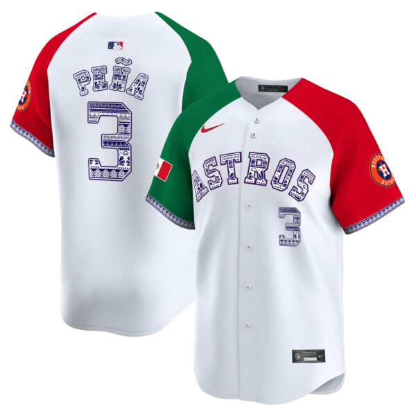 Men's Houston Astros Mexico Vapor Premier Limited Jersey V2 - All Stitched - Image 41