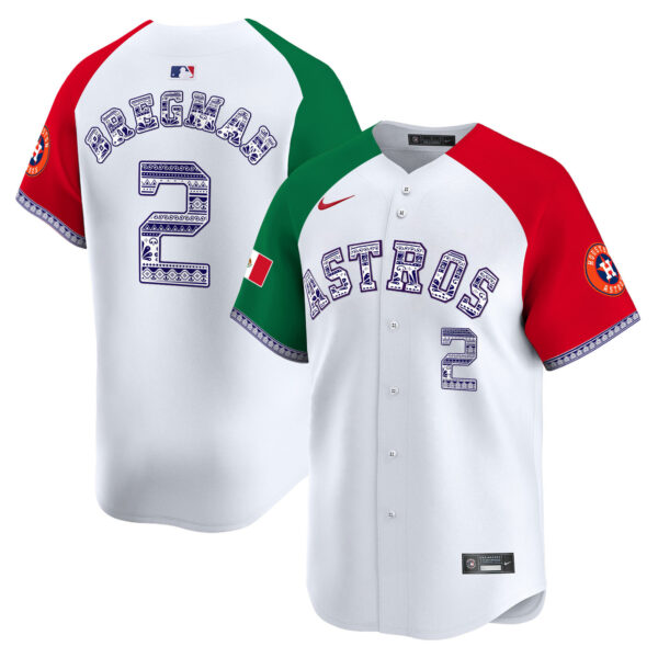 Men's Houston Astros Mexico Vapor Premier Limited Jersey V2 - All Stitched - Image 42
