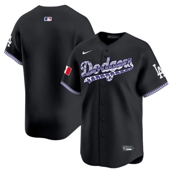 Men's Los Angeles Dodgers Mexico Vapor Premier Limited Jersey V3 - All Stitched - Image 16