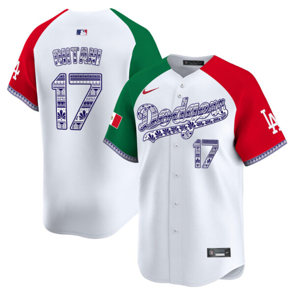 Men's Los Angeles Dodgers Mexico Vapor Premier Limited Jersey V3 - All Stitched - Image 26