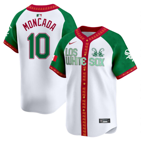 Men's Chicago White Sox Mexico Vapor Premier Limited Jersey - All Stitched - Image 2