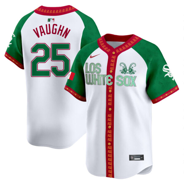 Men's Chicago White Sox Mexico Vapor Premier Limited Jersey - All Stitched - Image 4
