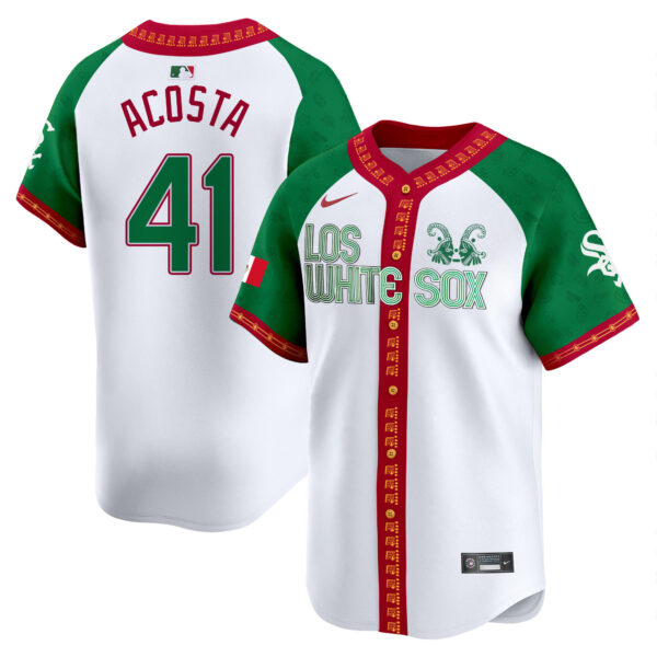 Men's Chicago White Sox Mexico Vapor Premier Limited Jersey - All Stitched - Image 6