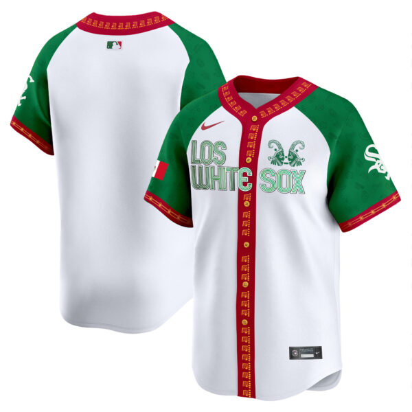 Men's Chicago White Sox Mexico Vapor Premier Limited Jersey - All Stitched - Image 8