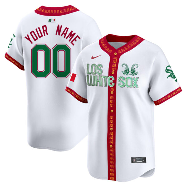 Chicago White Sox Mexico Vapor Premier Limited Custom Jersey - All Stitched - Image 2