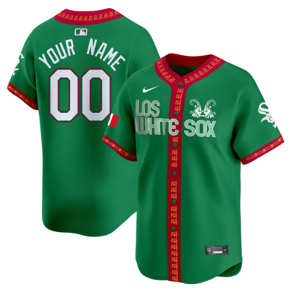 Chicago White Sox Mexico Vapor Premier Limited Custom Jersey - All Stitched - Image 4