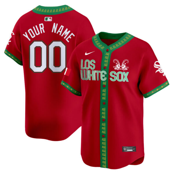 Chicago White Sox Mexico Vapor Premier Limited Custom Jersey - All Stitched - Image 5