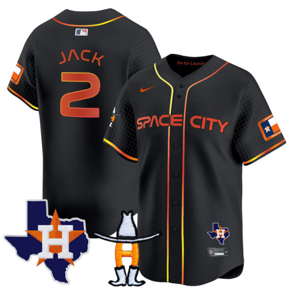 Men's Astros Space City Texas Patch Vapor Premier Limited Jersey - All Stitched - Image 13