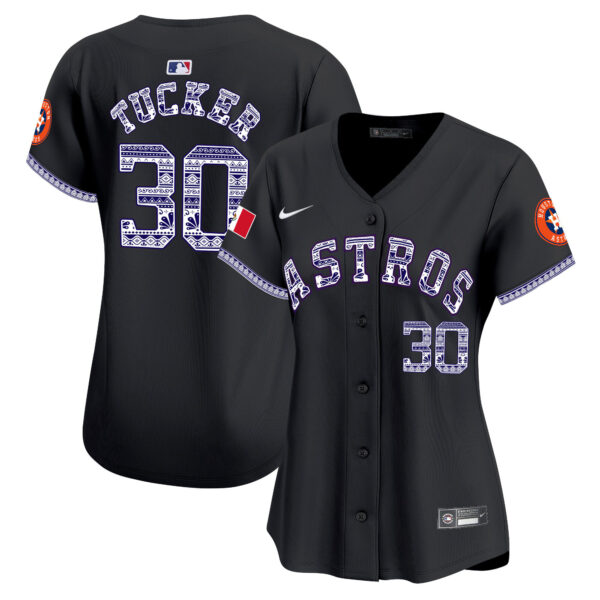 Women's Houston Astros Mexico Vapor Premier Limited Jersey V2 - All Stitched - Image 14