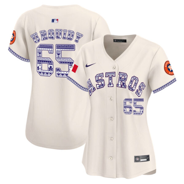 Women's Houston Astros Mexico Vapor Premier Limited Jersey V2 - All Stitched - Image 23
