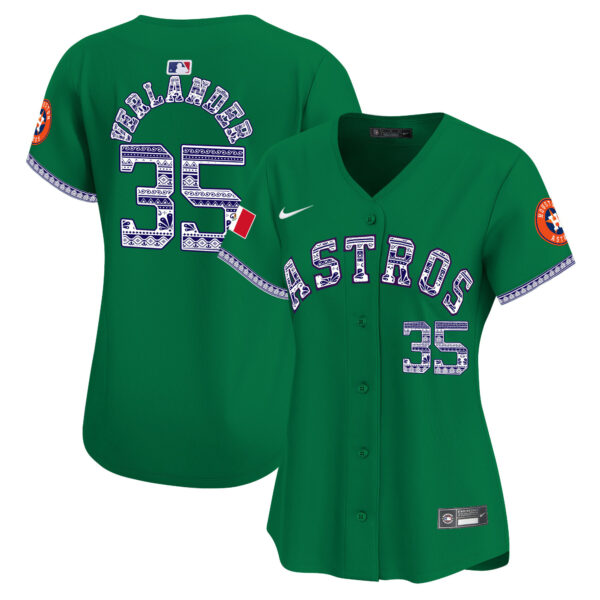 Women's Houston Astros Mexico Vapor Premier Limited Jersey V2 - All Stitched - Image 29