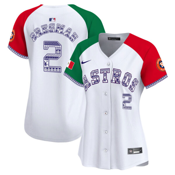 Women's Houston Astros Mexico Vapor Premier Limited Jersey V2 - All Stitched - Image 42