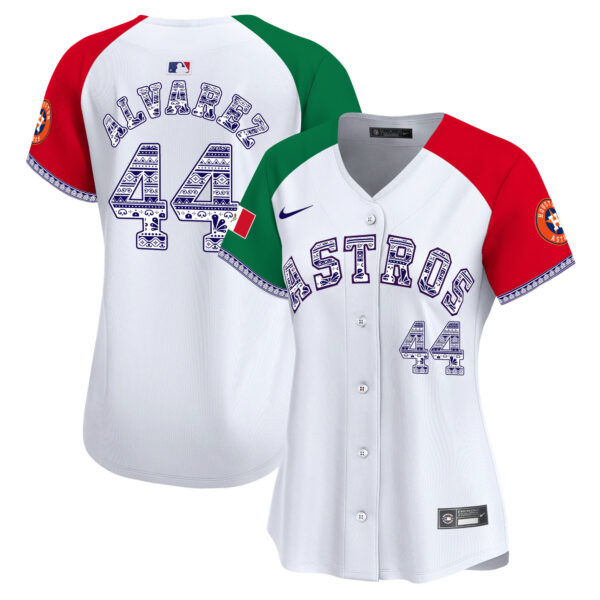 Women's Houston Astros Mexico Vapor Premier Limited Jersey V2 - All Stitched - Image 44