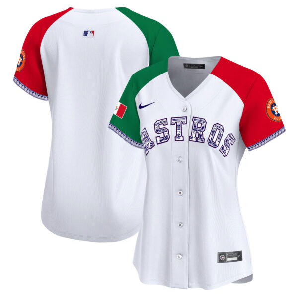 Women's Houston Astros Mexico Vapor Premier Limited Jersey V2 - All Stitched - Image 48