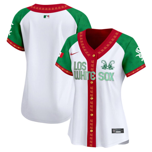 Women's Chicago White Sox Mexico Vapor Premier Limited Jersey - All Stitched - Image 8